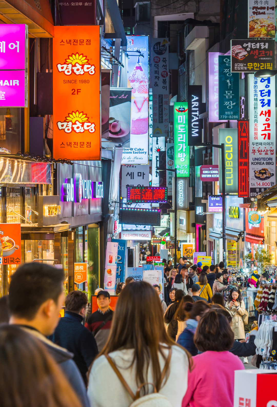 Japan and South Korea